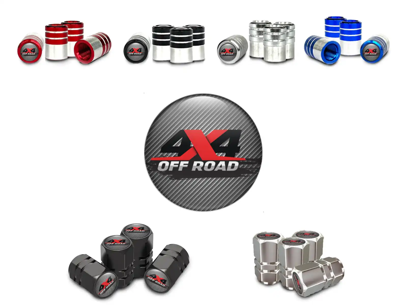 Wheel Valve Caps for Motorcycles Limited Look